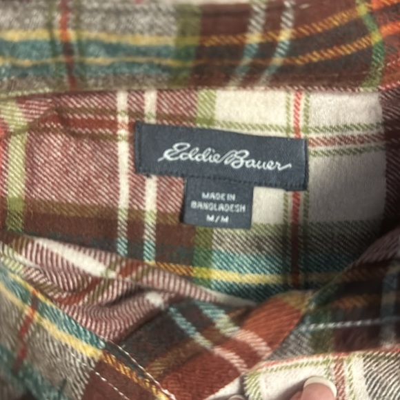 🍍EDDIE BAUR FLANNEL 🍍sz med - Picture 2 of 3